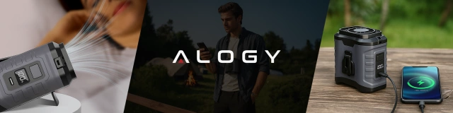 Stolný ventilátor stojaci ventilátor malé obehové čerpadlo s klipom bezdrôtové ručné 500mAh USB-C Alogy White