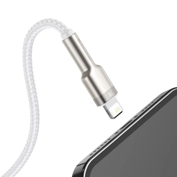 Baseus Cafule USB to Lightning cable, 2.4A, 1m (white)