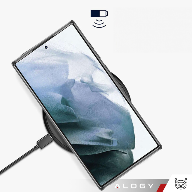 Puzdro pre Samsung Galaxy S24 Ultra obrnený zadný kryt telefónu Alogy Carbon Silicone black