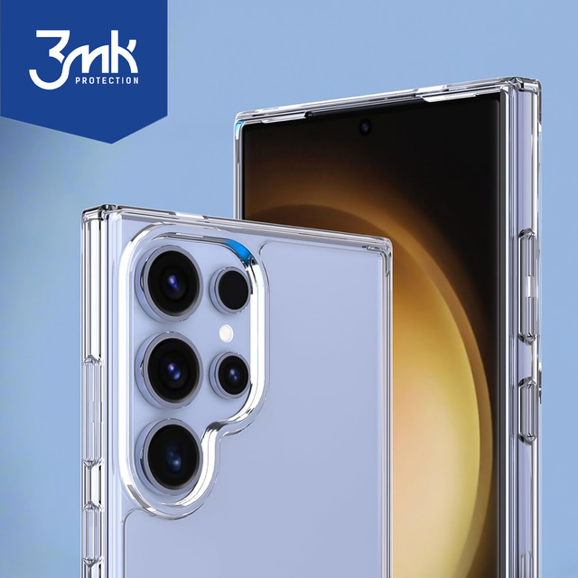 Case for Samsung Galaxy S24 Ultra 3mk Armor Case Clear housing armored back transparent