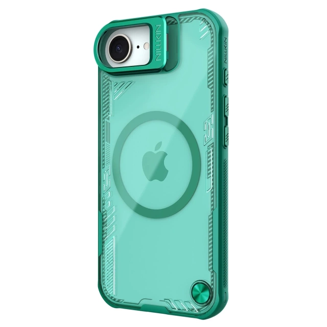 iPhone 16e Case Nillkin Iceblade MagSafe Stand Green