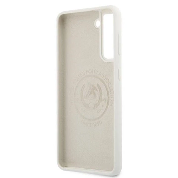US Polo Silicone Logo Samsung Galaxy S21 Plus Phone Case white/white