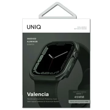 UNIQ Valencia protective case for Apple Watch Series 4/5/6/7/8/SE 45/44mm green/green