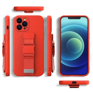 Rope Case Silicone Cover with Lanyard Purse Lanyard Strap for Samsung Galaxy A13 5G Navy Blue