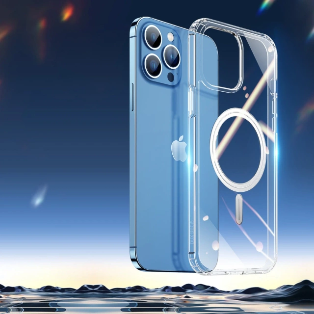 Dux Ducis Clin Magnethülle für iPhone 14 Pro kompatibel mit MagSafe transparent