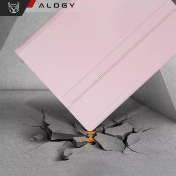 Etui ochronne z klawiaturą Alogy Keyboard case klawiatura bezprzewodowa do Lenovo Tab K11 / K11E 11” M11 10.95" TB330FU / TB330XU / TB331FC różowe