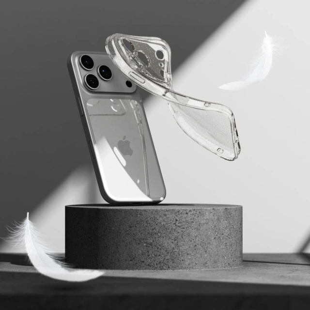 Etui Ochronne do iPhone 17 Pro Ringke Air Glitter Clear