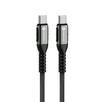 Кабель USB-C до USB-C Forcell 240W 5A QC 4.0 PD нейлоновий 3m Laptop Turbo
