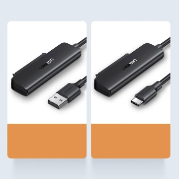 UGREEN Adapter HDD SSD 2.5'' SATA III 3.0 - USB 3.2 Gen 1 (SuperSpeed ​​USB 5 Gbps) black (70609 CM321)