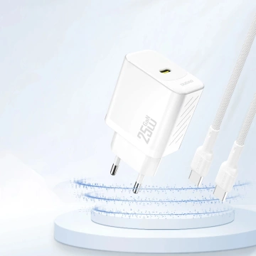 Dudao A27 Wall Charger White GaN USB-C Charger | Compact, Fast