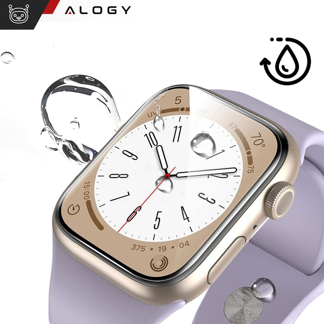 2x Hydrogel Alogy Hydrogel ochranná fólie pro chytré hodinky pro Apple Watch SE (44 mm)