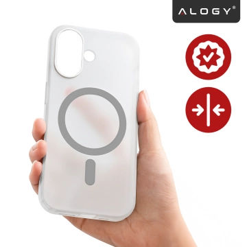 Чохол для Apple iPhone 16 Pro Max Alogy MagSafe Hybrid Matte Case Matte Cover with Lens Protection Black