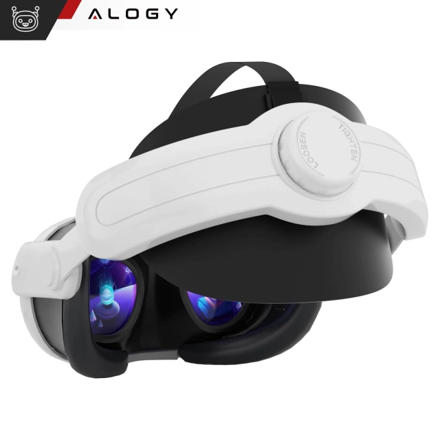 Regulowana Opaska Pasek wymienny do Meta Quest 3 Alogy Elite Strap Biały