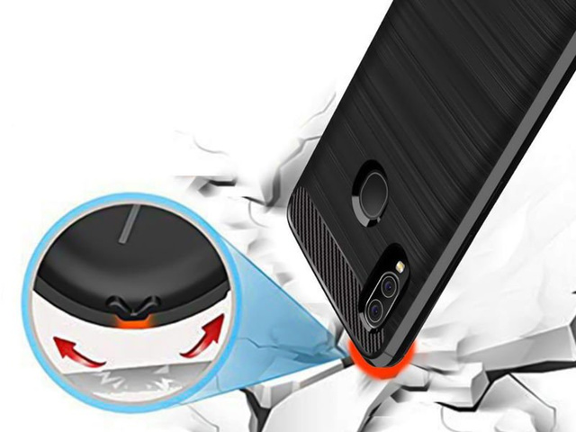 Alogy Rugged Armor Hülle für das Samsung Galaxy A30 / A20 / M10S schwarz