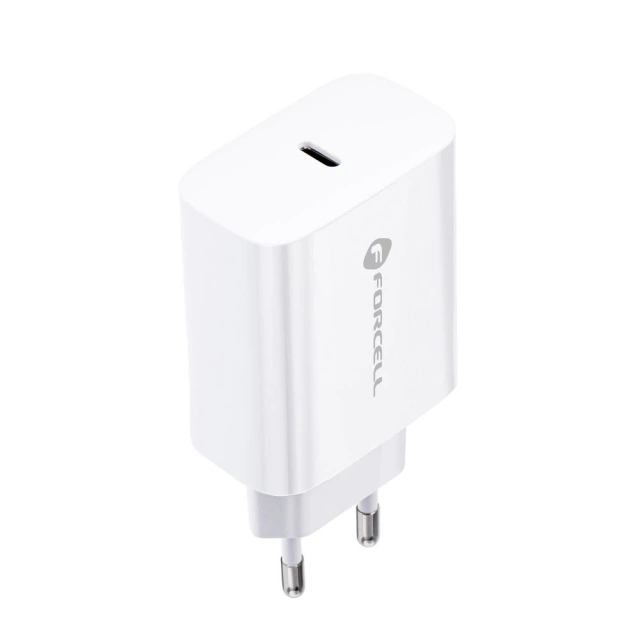 Nabíječka Forcell 20W USB-C PD QC 4.0 Lightning kabel pro iPhone 12 13 14