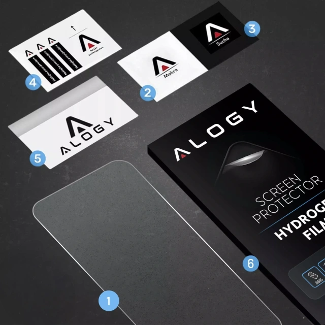 Hydrogel-Folie für Apple iPhone 16 Pro – Flexibler Displayschutz, selbstheilend, passgenau und hochtransparent – Alogy Hydrogel Film™