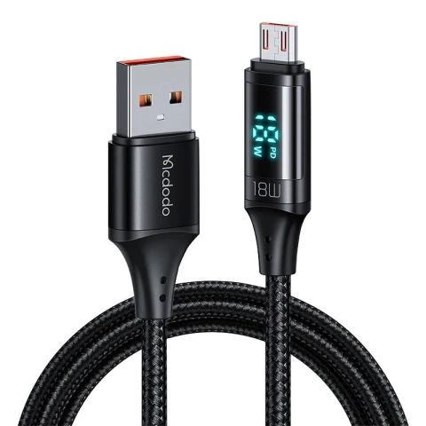 Кабель Mcdodo CA-1070 USB - Micro USB, 3A, 1,2 м (чорний)
