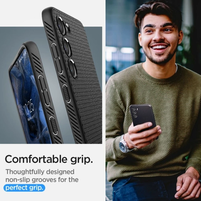 Telefon Spigen Liquid Air pro Samsung Galaxy S23 Plus Matte Black