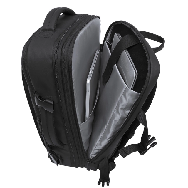 Bange Waterproof Backpack for Laptop 15.6" City Travel 45x30x16 cm for Work Airplane Men's Women's with USB Port Black