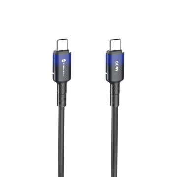 Kabel USB-C – USB-C 60W Forcell F-Energy Gradient 1 m C354 czarny