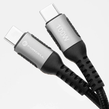 Кабель USB-C до USB-C 100 Вт 1,2 м нейлоновий QC 4.0 PD SUPERVOOC