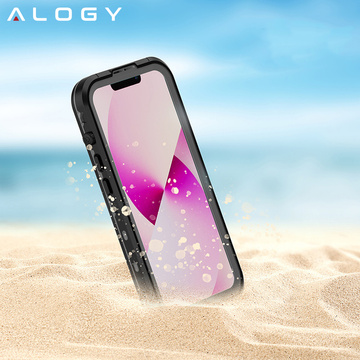 Alogy Waterproof Case IP68 Case with Clear Back 360 Armor Case для MagSafe для Apple iPhone 14