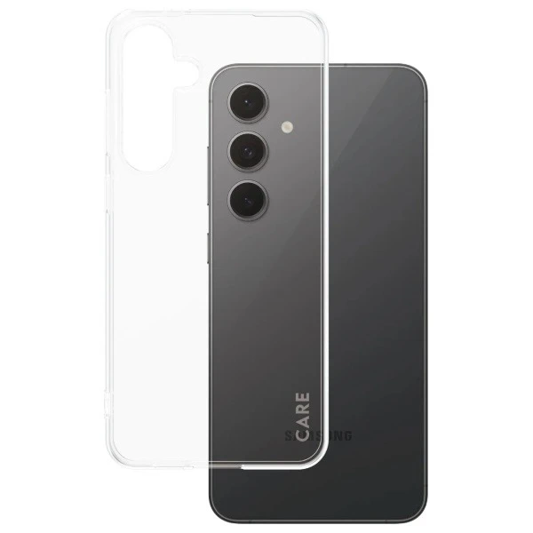 Case for Samsung Galaxy S24 FE CARE by PanzerGlass Slim X-Ray Case Transparent