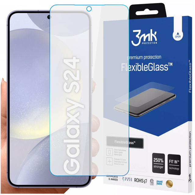 Hybridglas für Samsung Galaxy S24 – 3mk FlexibleGlass™