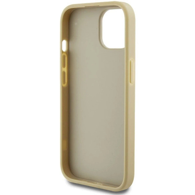 Originální pouzdro GUESS Hardcase GUHCP15SHG4SGD pro iPhone 15 (Fixed Glitter Big 4G / zlaté)