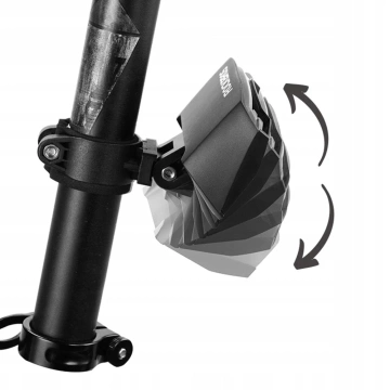 Rockbros LKWD-R1 zadné svetlo na bicykel s laserom a diaľkovým ovládaním, micro USB kábel - USB-A - čierny