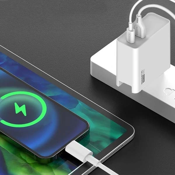 Somostel Power Delivery Q25 PD USB nástěnná nabíječka, bílá