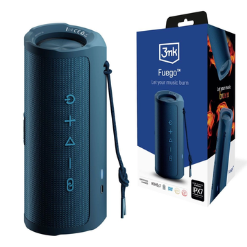3mk Fuego Accessories Blue wireless speaker