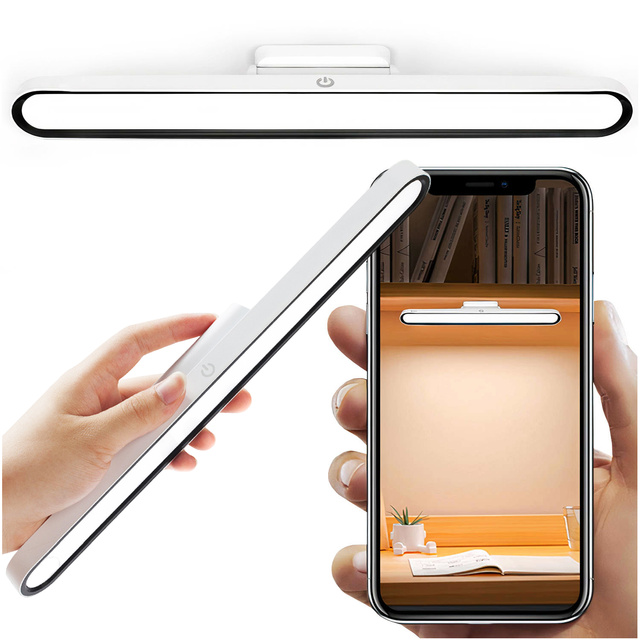 Lampe Alogy Magnetische LED-Leuchte, magnetische Unterschrank-LED-Streifenlampe, Möbelbeleuchtung an der Wand mit Magnet für die Küche, Zimmer, Garderobe, Weiß