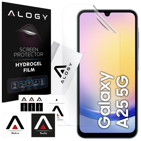 Гідрогелева плівка для екрану телефону Samsung Galaxy A25 5G Alogy Hydrogel Film