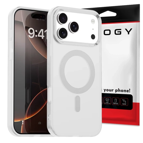 Case for Apple iPhone 16 Pro Max Alogy MagSafe Hybrid Matte Case with Lens Protection Black