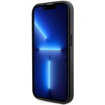 Etui na telefon Guess GUHMP14LHGCFSEK do Apple iPhone 14 Pro 6.1" czarny/black hardcase GCube Stripes MagSafe