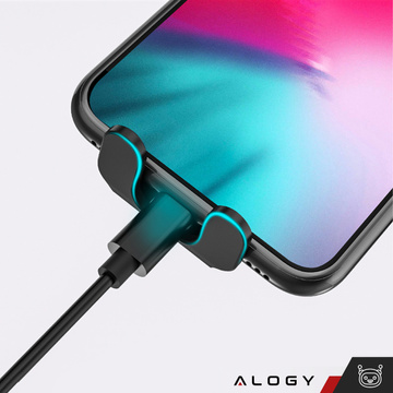 Alogy Fast Charging držiak do auta s 15W indukčnou Qi nabíjačkou automatickou do auta na sieťové rýchle nabíjanie čierny