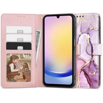 Etui portfel Wallet Samsung Galaxy A25 5G Marble