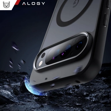 Чохол для Google Pixel 9/ 9 Pro Alogy MagSafe Hybrid Matte Case Back Cover for MagMat Phone Matte Black