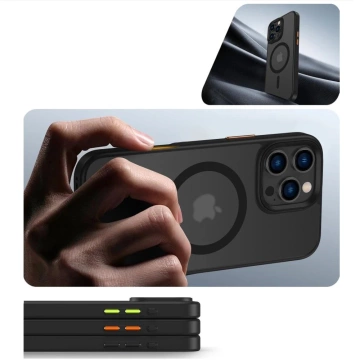 Чохол Tech-Protect MagMat MagSafe 3-Set для iPhone 16 Pro Max, матовий чорний