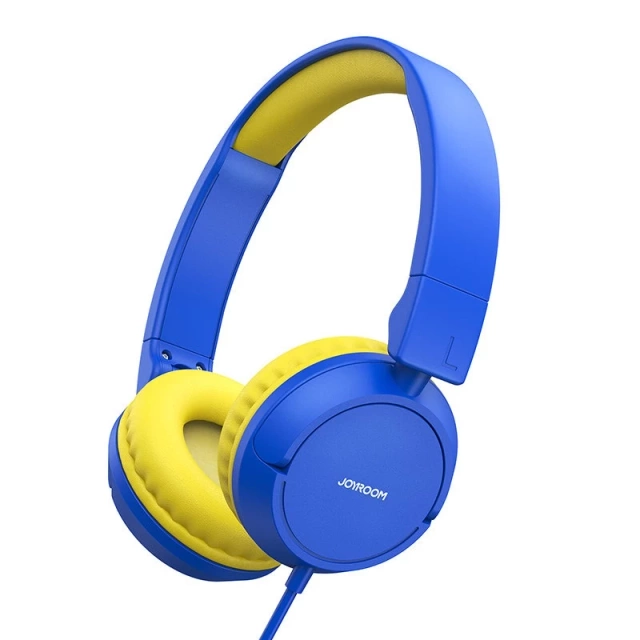 Joyroom over-ear headphones 3.5mm mini jack for children blue (JR-HC1 blue)