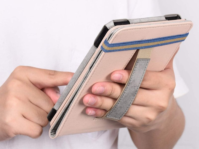 Чохол Alogy Slim Leather для Kindle Paperwhite 4 2018/2019 Grey Glass