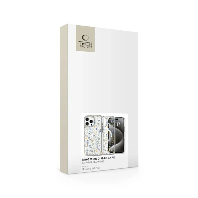 Etui do iPhone MagMood MagSafe iPhone 16 Pro Spring Flowers 