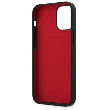 Ferrari iPhone 12 mini 5.4" case black/black hardcase On Track Silicone
