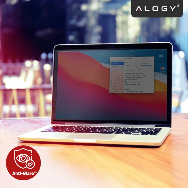 Магнітна плівка для захисту конфіденційності для MacBook Air 13" 2018-2021 - Захист конфіденційності, легке встановлення, чохол для зберігання, зменшення відблисків - Alogy SecureView™