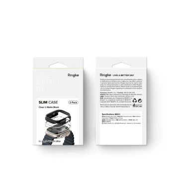 RINGKE SLIM 2BALENÍ APPLE HODINKY ULTRA (49 MM) ČIRY