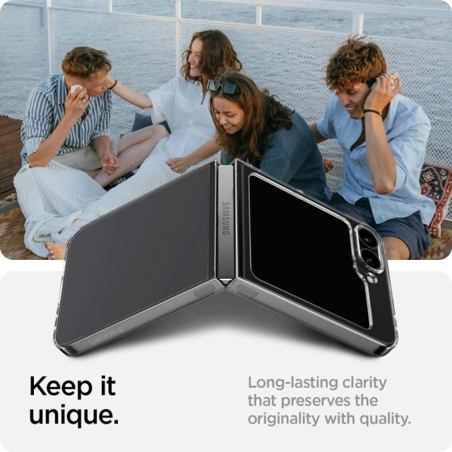 Etui Spigen AirSkin для Samsung Galaxy Z Flip 6 Crystal Clear