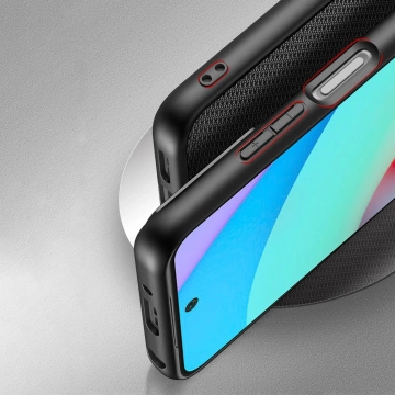 Kryt puzdra Dux Ducis Fino pokrytý nylonovým materiálom Xiaomi Redmi 10 blue