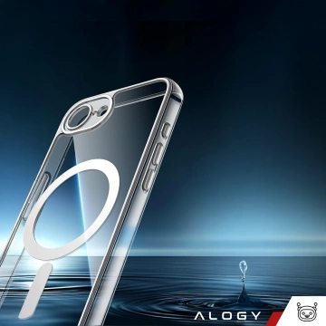 Puzdro pre Apple iPhone 16 Pro Max Alogy Anti-Shock Hybrid Case pre MagSafe Transparent