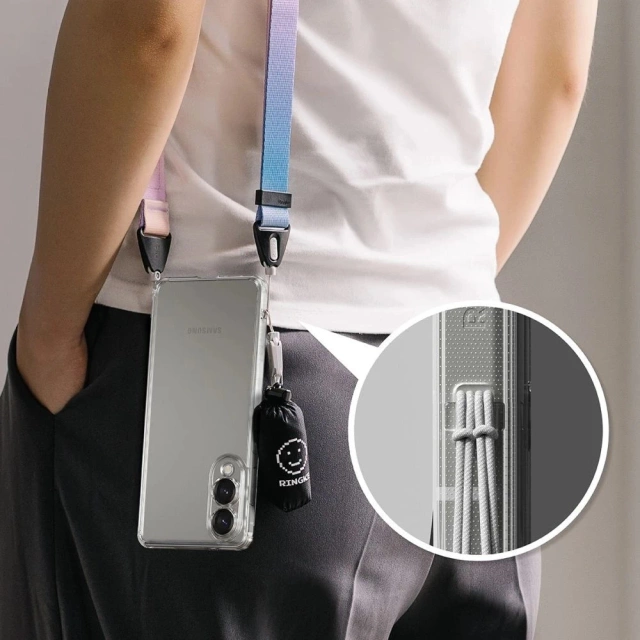 Kryt na Samsung Galaxy S25 Edge Ringke Fusion Clear Military Grade